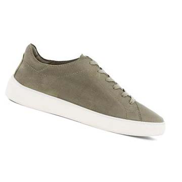 Men's Ecco Street Tray Retro 2.0 Sneakers Olive | USA 665BEX